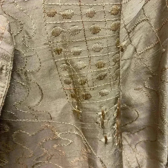 Chicos 100% Silk Open Blazer - Picture 4 of 4